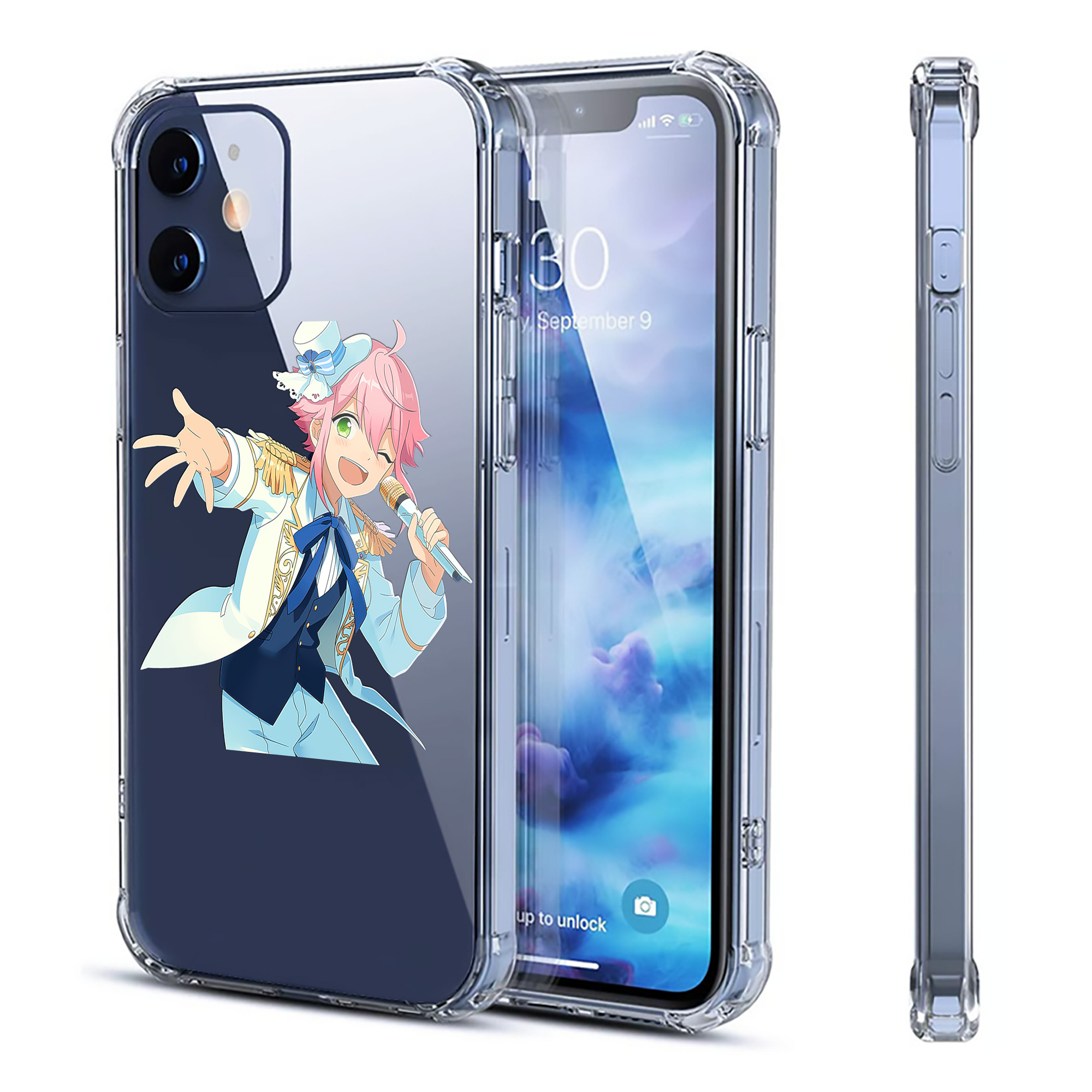 （画像用） あんさんぶるスターズ! Ensemble Stars 【iPhone 12シリーズ対応】透明スマホケース（クリアソフトケース）
